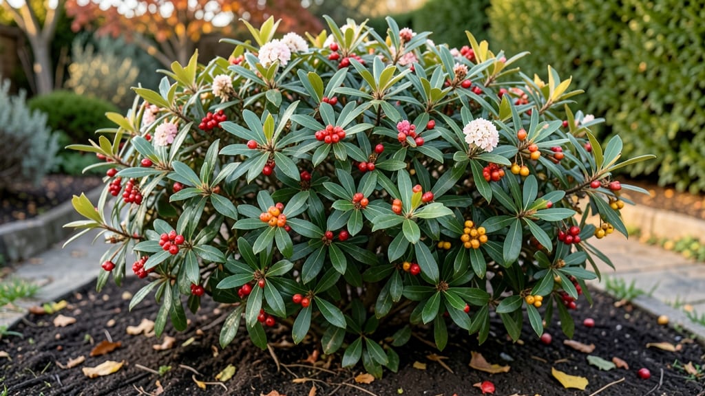 Tree Red Berries With White Flowers: Pollinator-Magnet Shrub for Season-Long Beauty