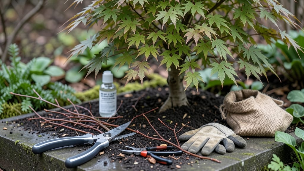 Japanese Maple Tree Winter Trimming: Sharp Cuts for Healthy Branches