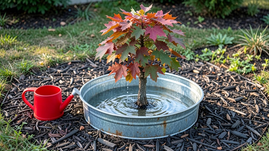 Tree Water Basin: Pruning-Friendly Design for Stress-Free Drip Irrigation
