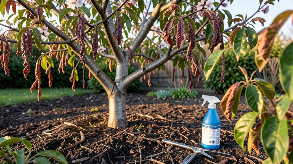 Peach Tree Leaf Curl Fungus: Organic Spray Solution for Fast Revival