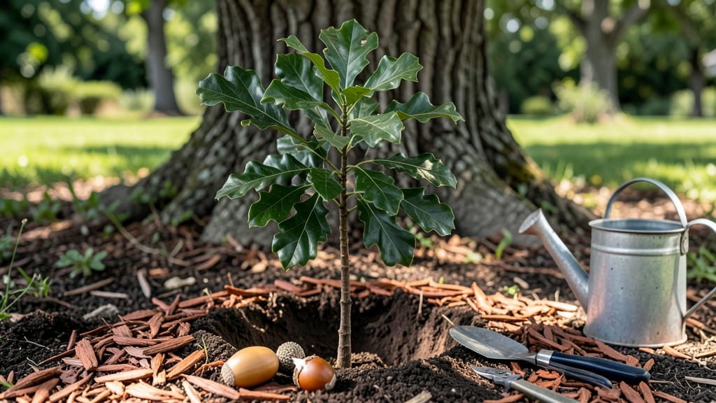 How to Plant a Live Oak Tree From Acorn: Giant Canopy Starts With Tiny Patience
