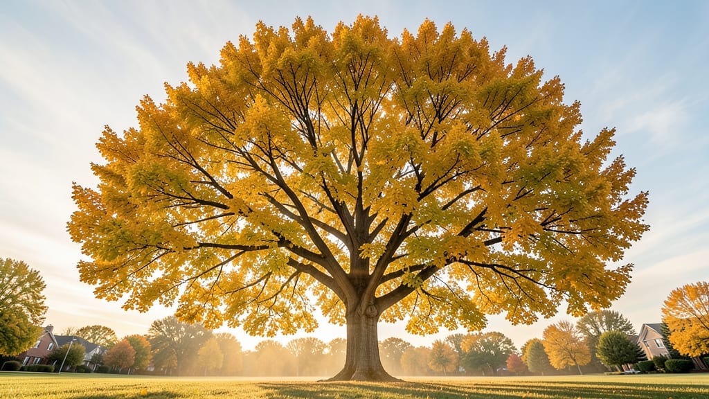 Ginkgo Biloba with Unique Leaves