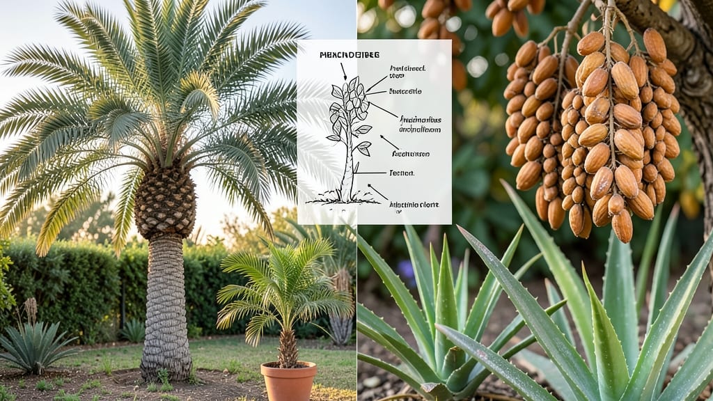 Is Palm Tree and Date Tree the Same: Botanical Differences and Key Traits
