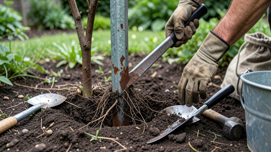 How to Remove Metal Tree Stakes from Ground: Rust-Free Extraction Without Damaging Soil