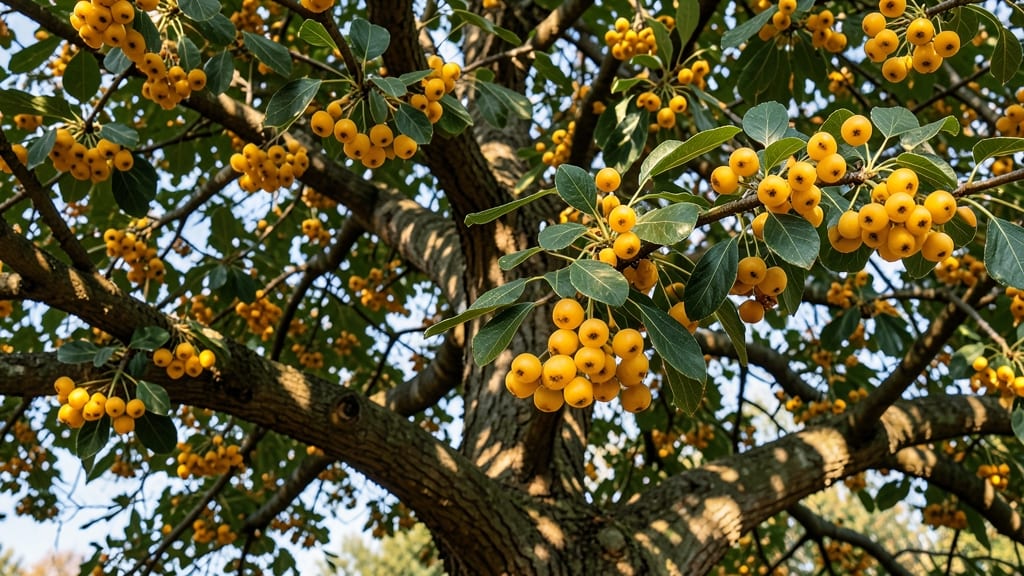 Golden Mulberry Tree
