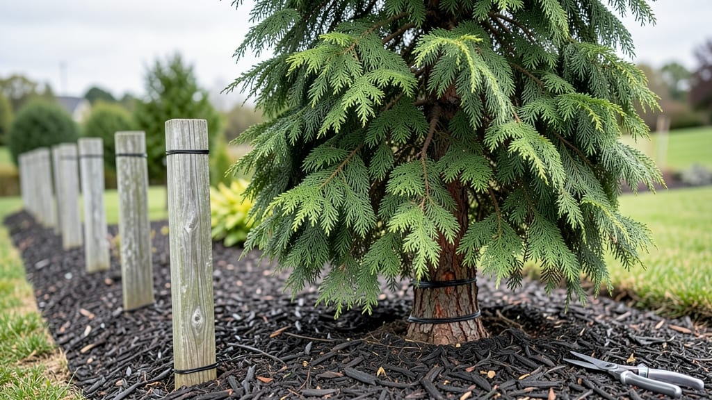 Cedar Tree Privacy Fence: Evergreen Barrier With Natural Windbreak Benefits