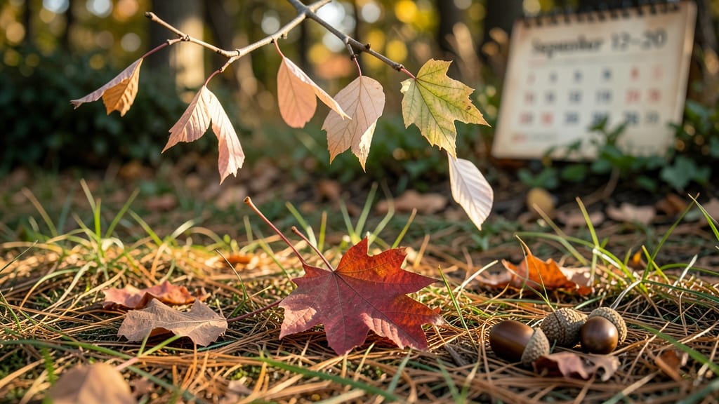 When Do Maple Tree Helicopters Fall: Exact Timing and What It Means for Pruning