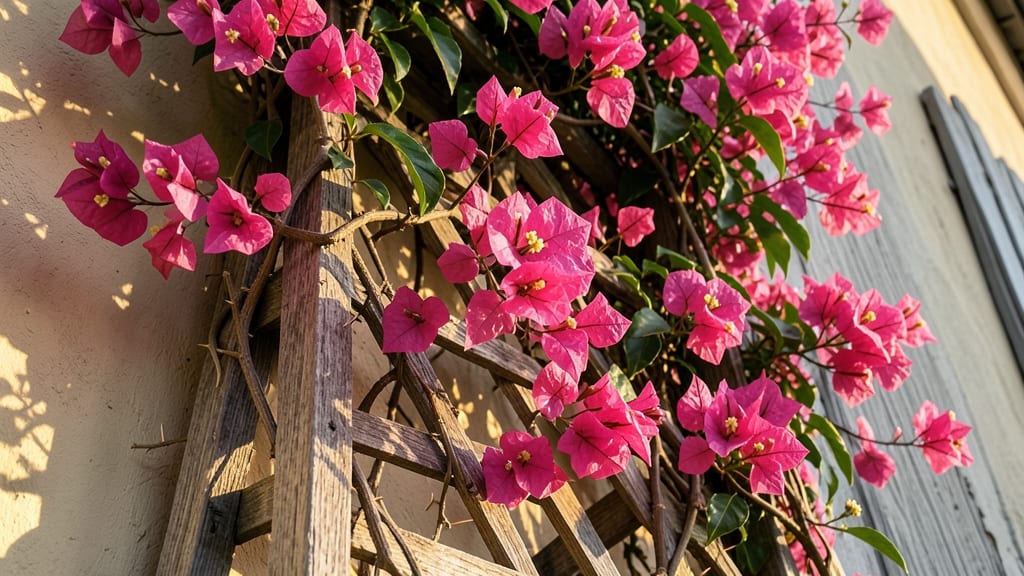 Pink Bougainvillea Trees for Climbing Floral Drama