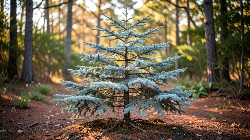 Evergreen Tree With Sparse Branches: Dramatic Year-Round Structure for Minimalist Gardens
