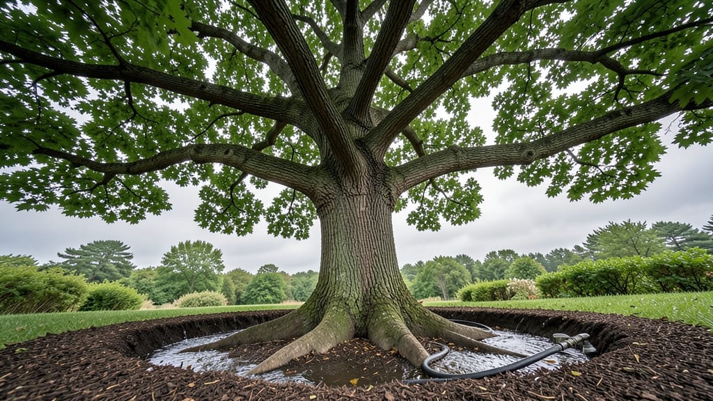 Shade Trees Like Maple Or Oak