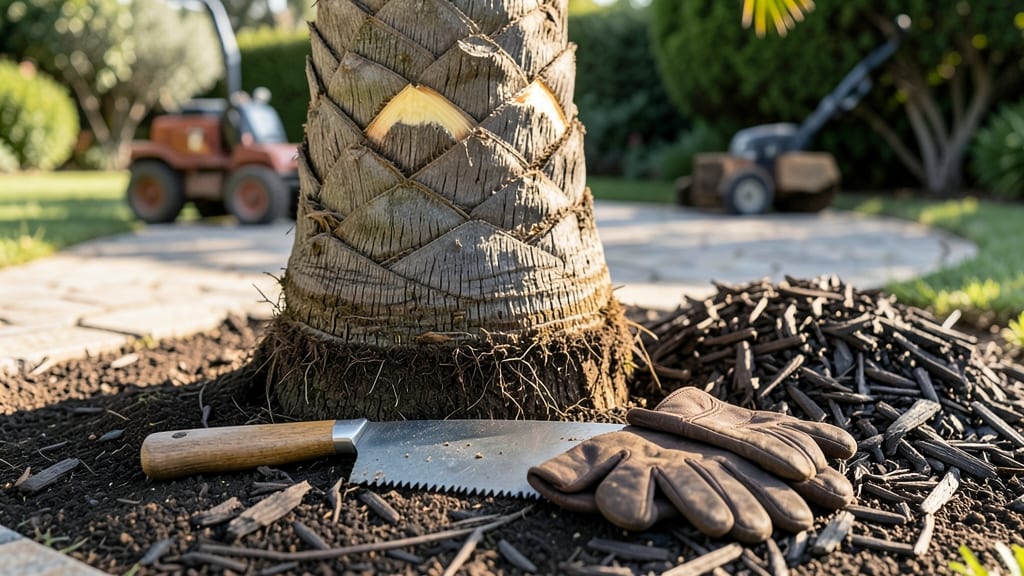 Cut Palm Tree Trunk: Pruning Steps to Prevent Rot and Revive Growth