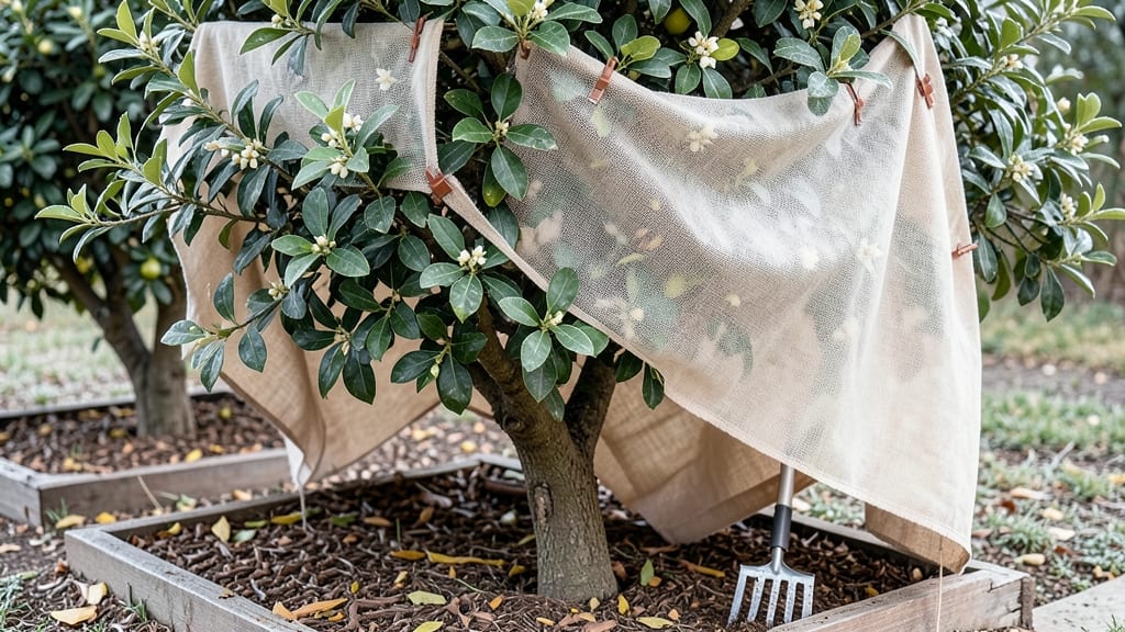 How to Use a Tree Frost Blanket: Protection Tips for Young Trees and Buds