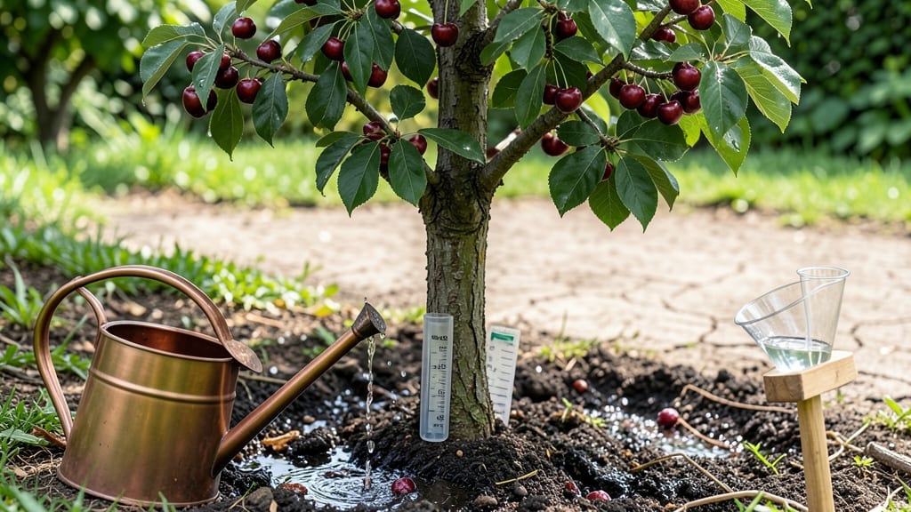 How Much Water Does a Cherry Tree Need: Seasonal Guide for Thriving Growth