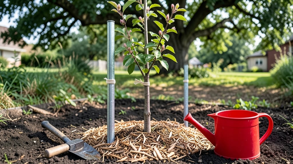 Staking Trees With 3 Stakes: Lock-Tight Stability for Wind-Resistant Growth