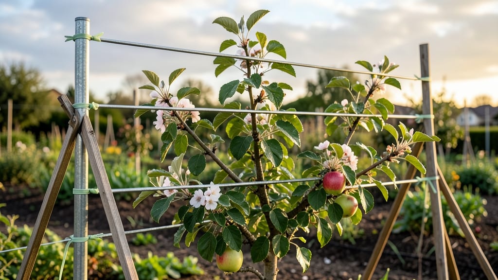 Apple Tree Trellis Systems: Modular Arbors for Space-Saving Orchard Designs