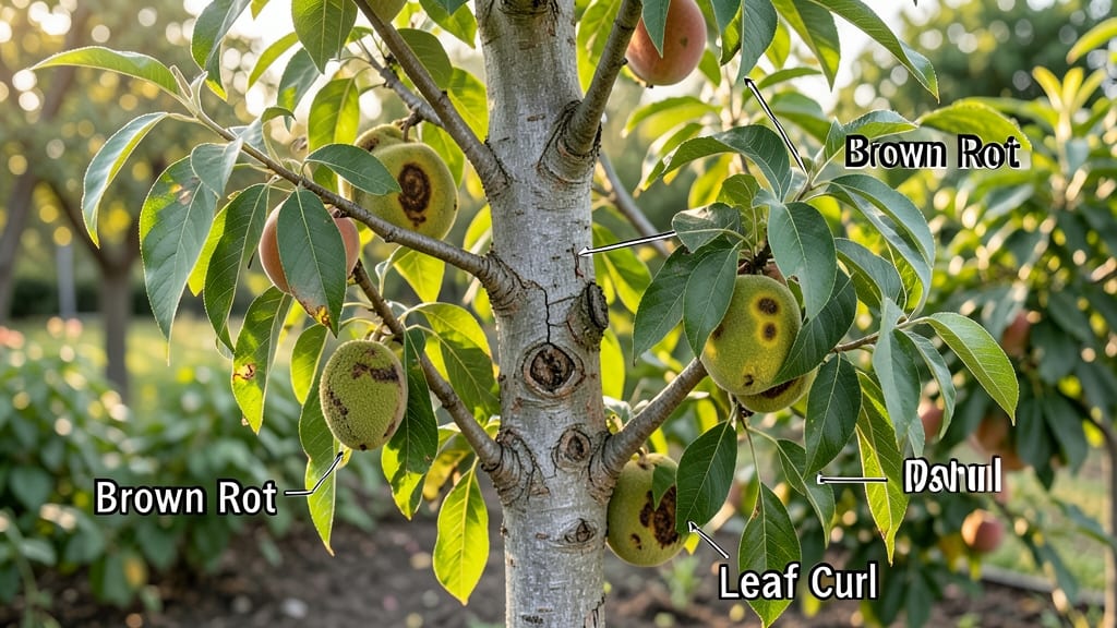 Peach Tree Diseases Pictures: Visual Guide to Spotting 12 Common Fungal Issues