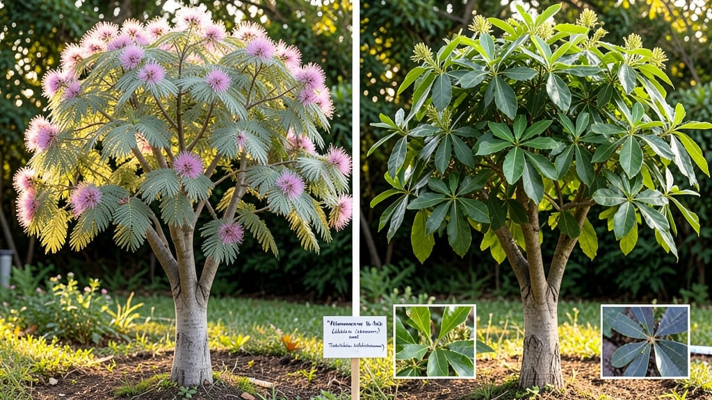 Mimosa Tree vs Tree of Heaven: Invasive Species Showdown