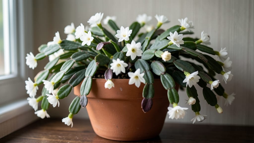 Small Christmas Tree White: Frosted Elegance for Winter Garden Charm