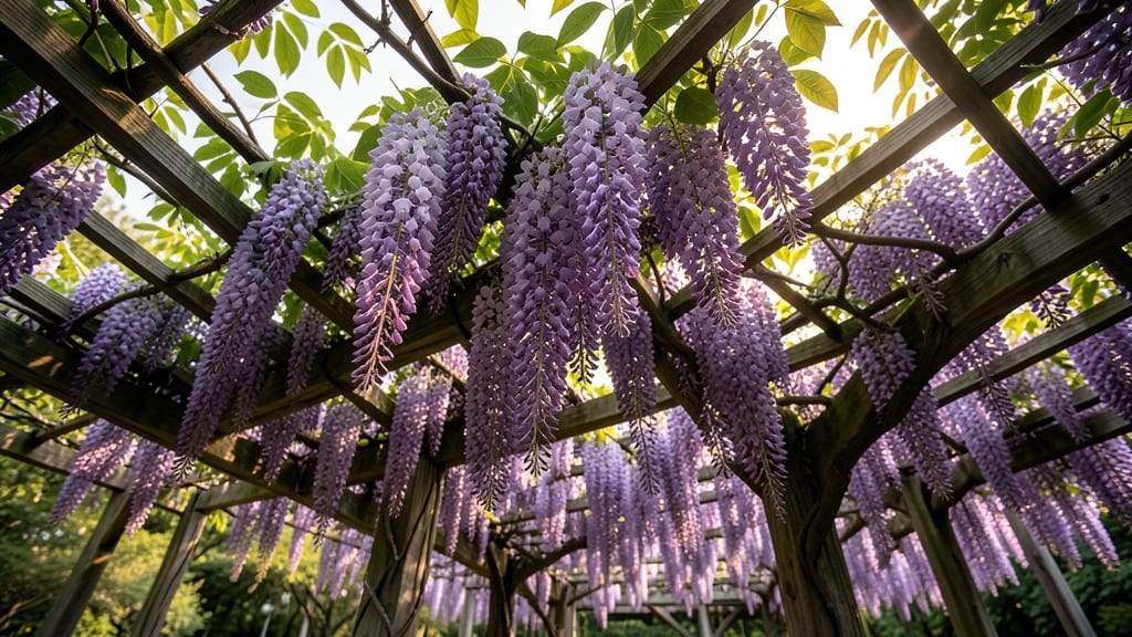 Japanese Purple Wisteria for Climbing Spectacle