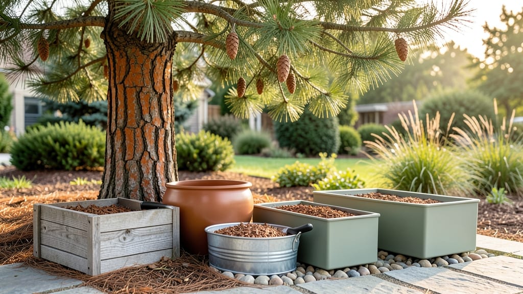 Pine Tree Planters: Vertical Canopy Design for Small-Space Elegance