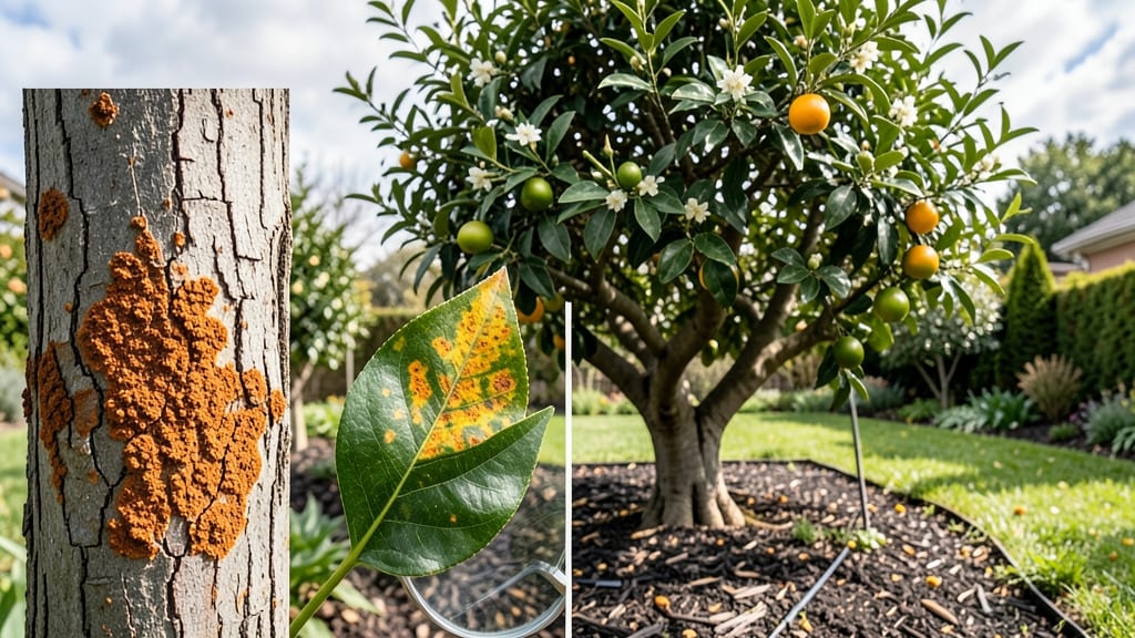 Orange Rust on Tree Bark: Early Detection and Organic Cure Guide