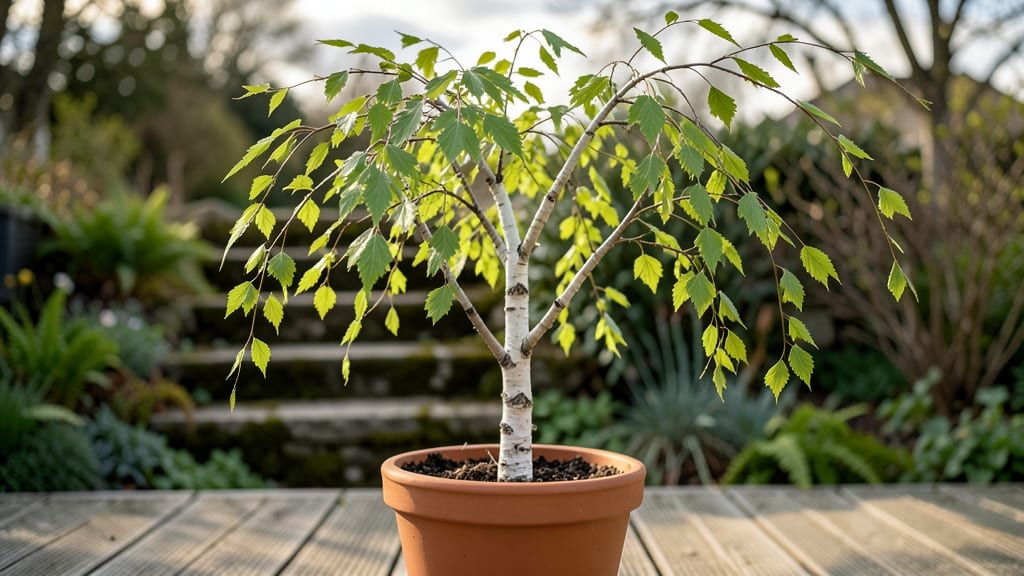 Birch Tree In Pot: Pruning Guide for Compact Growth Year Round